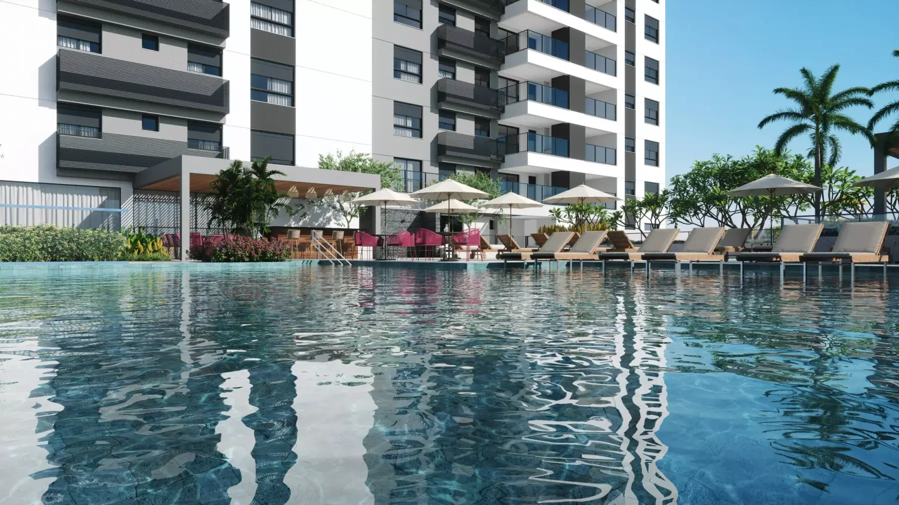 Farol da Barra Home Club — Piscina